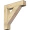 Ekena Millwork Traditional Block Rough Sawn Bracket, Douglas Fir, 6"W x 32"D x 32"H BKT06X32X32TRA05RDF - alternate 1